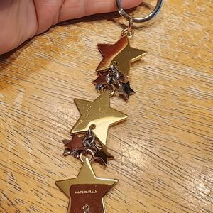 Jimmy Choo star charm keychain.